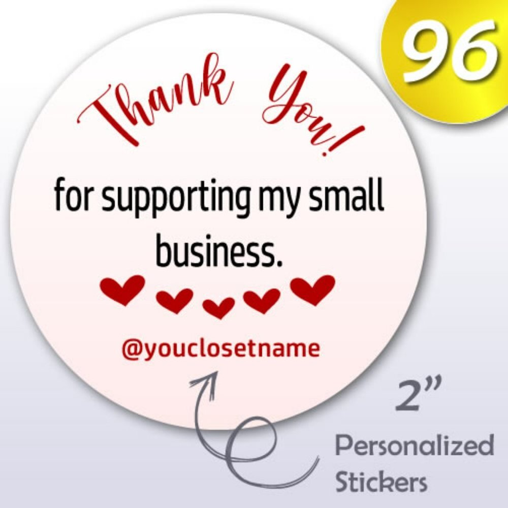 Thank You Stickers (96 ct)